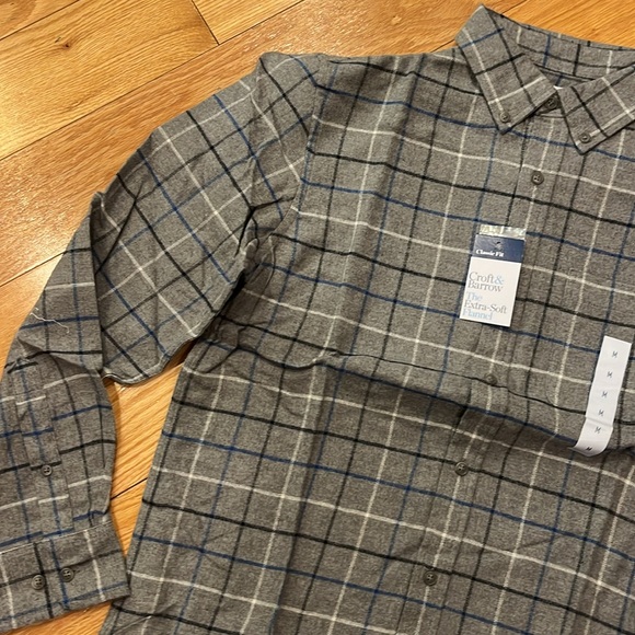 Crofts & Barrow flannel plaid shirt - Picture 2 of 5